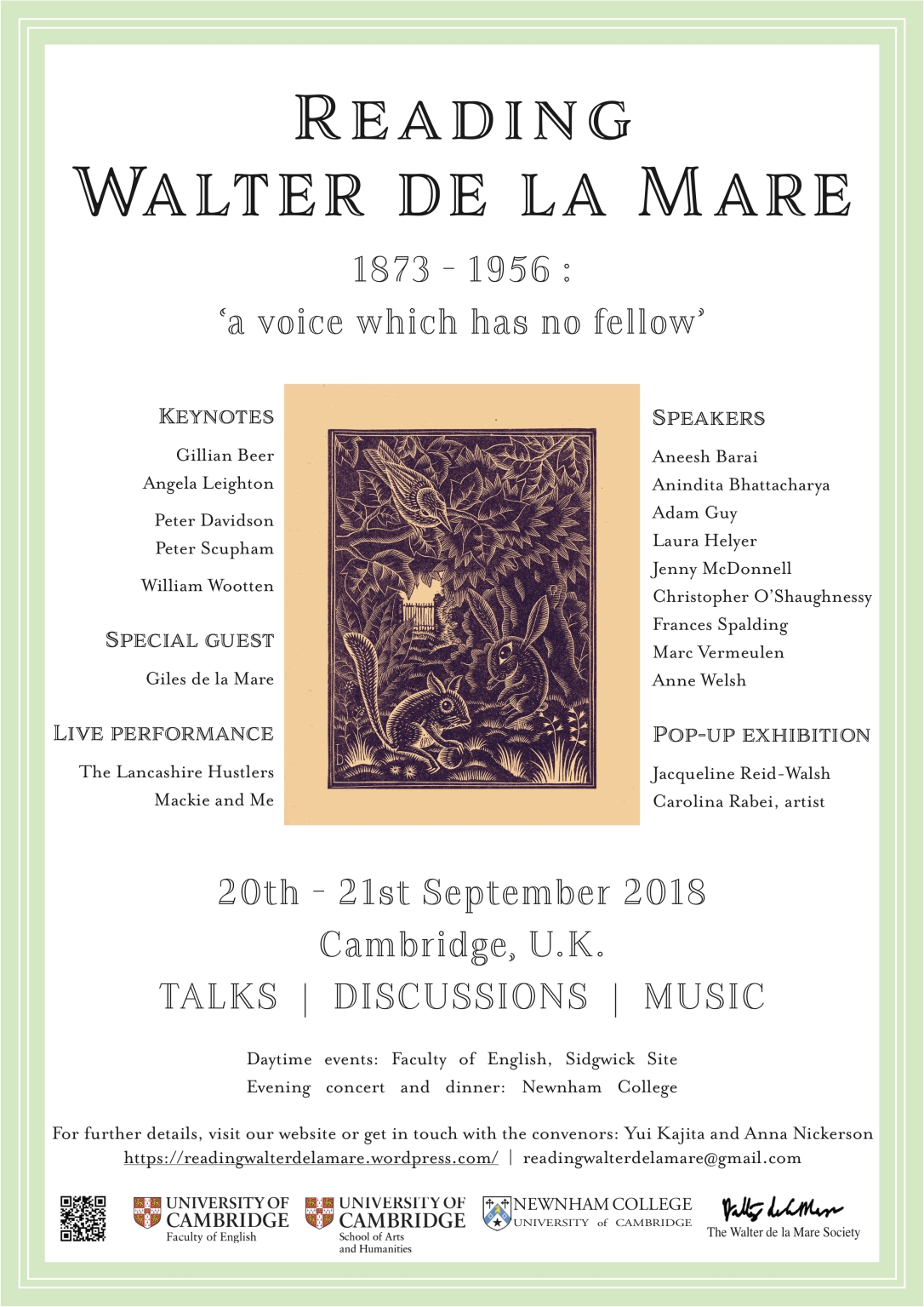 Reading Walter de la Mare - Full Poster.jpg